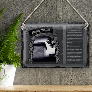 Blechschild Berufe 30x20cm Schornsteinfeger Leichtigkeit