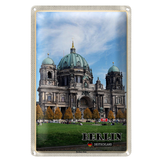 Blechschild Städte Berlin Hauptstadt Dom Architektur 20x30cm