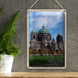 Blechschild Städte Berlin Hauptstadt Dom Architektur 20x30cm