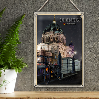 Blechschild Städte Berlin Deutschland Dom Architektur 20x30cm