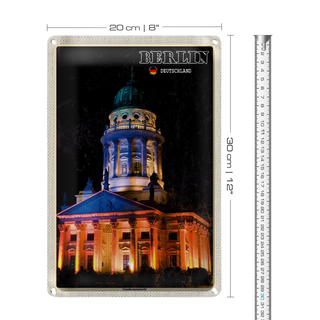 Blechschild Städte Berlin Gedarmenmarkt Architektur 20x30cm