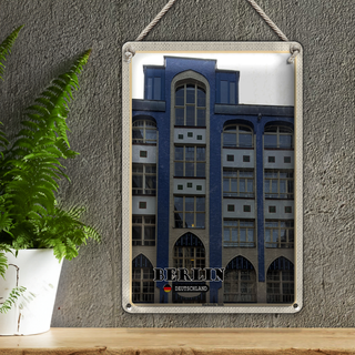 Blechschild Städte Berlin Hackesche Höfe Hauptstadt 20x30cm