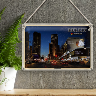 Blechschild Städte Berlin Deutschland Kurfürstendamm 30x20cm