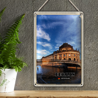 Blechschild Städte Berlin Hauptstadt Museuminsel 20x30cm