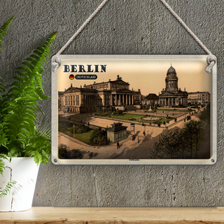 Blechschild Städte Berlin Schillerplatz Architektur 30x20cm