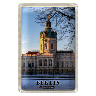 Blechschild Städte Berlin Schloss Charlottenburg 20x30cm