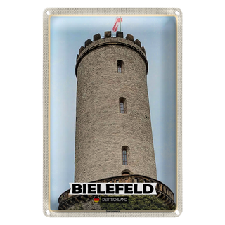 Blechschild Städte Berlin Sparrenburg Architektur 30x20cm