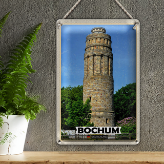 Blechschild Städte Bochum Bismarkturm Architektur 20x30cm