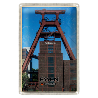 Blechschild Städte Essen Deutschland Zeche Zollverein 20x30cm