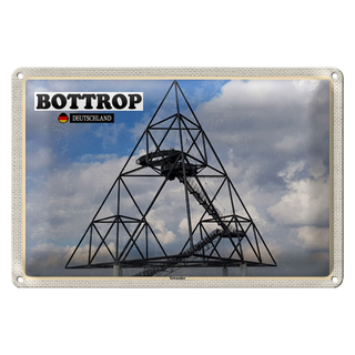 Blechschild Städte Bottrop Tetraeder Architektur 30x20cm