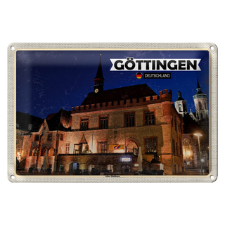 Blechschild Städte Göttingen Altes Rathaus 30x20cm