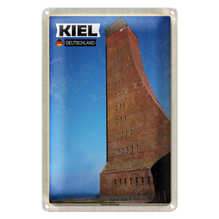 Blechschild Städte Kiel Marine-Ehrenmal Mittelalter 20x30cm