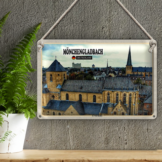 Blechschild Städte Mönchengladbach St. Vitus Basilica 30x20cm