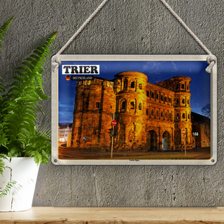 Blechschild Städte Trier Porta Nigra Altstadt 30x20cm