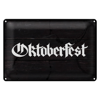 Blechschild Fest Oktoberfest Bier Feiern München 30x20cm