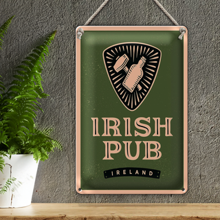 Blechschild Spruch Ireland Irish pub 20x30cm