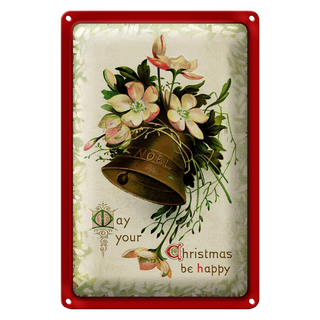 Blechschild Weihnachten Santa Claus Winterzeit 20x30cm