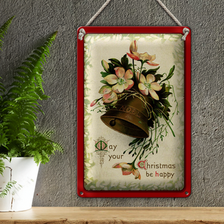 Blechschild Weihnachten Santa Claus Winterzeit 20x30cm