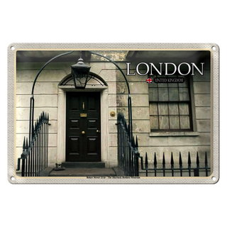 Blechschild Städte London The Sherlock Holmes Museum 30x20cm