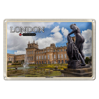 Blechschild Städte London England Blenheim Palace 30x20cm