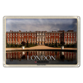 Blechschild Städte Hampton Court Palace London 30x20cm
