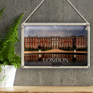 Blechschild Städte Hampton Court Palace London 30x20cm