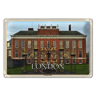 Blechschild Städte London England Kensington Palace 30x20cm