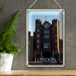 Blechschild Städte London St. James´s Palace UK 20x30cm