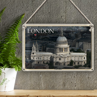 Blechschild Städte St. Paul´s Cathedral London UK 30x20cm