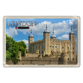 Blechschild Städte Tower of London United Kingdom 30x20cm