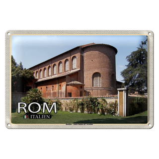 Blechschild Reise Rom Santa Sabina All´Aventino 30x20cm