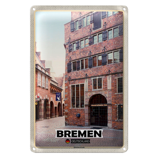 Blechschild Städte Bremen Deutschland Bremerhaven 20x30cm