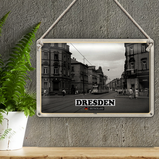Blechschild Städte Dresden Deutschland Cotta 30x20cme