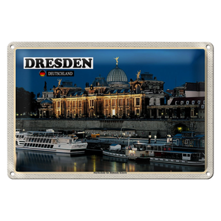 Blechschild Städte Dresden Hochschule Bildende Kunst 30x20cm