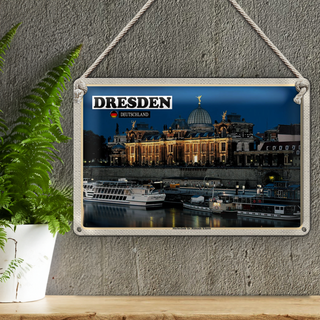 Blechschild Städte Dresden Hochschule Bildende Kunst 30x20cm
