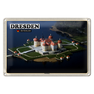 Blechschild Städte Dresden Deutschland Moritzburg 30x20cm