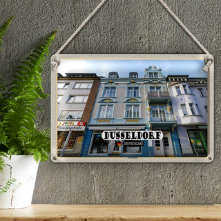 Blechschild Städte Düsseldorf Gerresheim Architektur 30x20cm