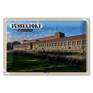 Blechschild Städte Düsseldorf NRW-Forum Deutschland 30x20cm