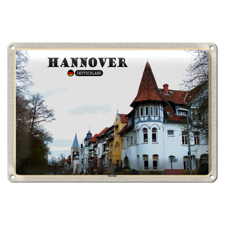 Blechschild Städte Hannover Kleefeld Architektur 30x20cm