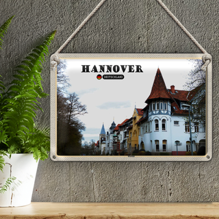 Blechschild Städte Hannover Kleefeld Architektur 30x20cm