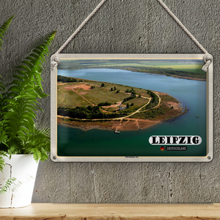 Blechschild Städte Leipzig Störmthaler See Natur 30x20cm