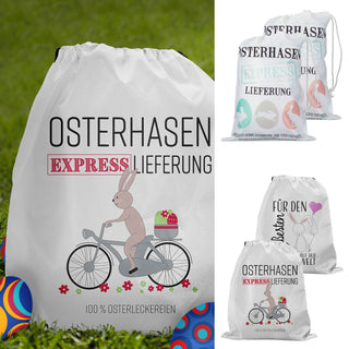 Beutel 2er Set Ostern Matchbeutel Sportbeutel Beutel Ostertüte Zugband Ostermotiv