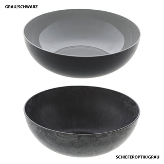 Deko Schale rund Farb-/Größenwahl  Ø:20/25/30cm Kunststoff Pflanzschale Snackschale Obstschale