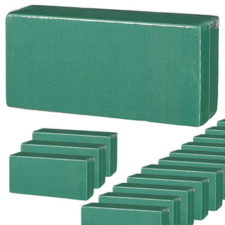 4/12er Steckschaum Block Set Phenolic 20x7x9,5cm 33g grün Blumensteckmasse Steckschwamm DIY Floristik Steckziegel Gesteckunterlage für Blumen und Gräser