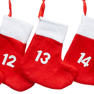 Adventskalender Sockenkette aus Filz