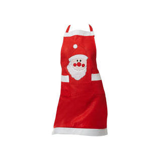 Küchenschürze Weihnachten Nikolaus rot weiß Filz Einheitsgröße Schürze Kochschürze Weihnachtsschürze