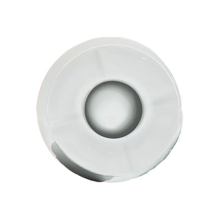 2/12x Sturmaschenbecher Ø10,0cm Keramik weiß schwarz Aschenbecher Windaschenbecher