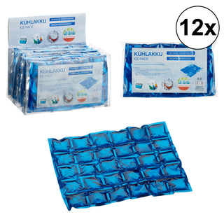 6er oder 12er Set Kühlakku flexibel 24 x 29 cm