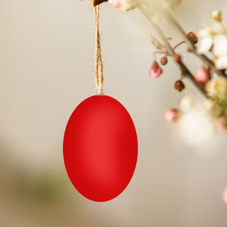 10/12x Ostereier zum Aufhängen im Set Größenwahl bunt Kunststoff Eier Dekoeier Kunststoffeier Ostern Osterdeko