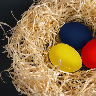10/12x Ostereier zum Aufhängen im Set Größenwahl bunt Kunststoff Eier Dekoeier Kunststoffeier Ostern Osterdeko